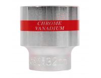  Головка торцевая, 32 мм, шестигранная, CrV, под квадрат 1/2, хромированная Matrix, фото 3 