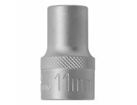  Головка торцевая, 11 мм, двенадцатигранная, CrV, под квадрат 1/2, хромированная Stels, фото 3 