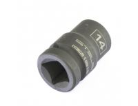  Головка ударная шестигранная, 14 мм, 1/2, CrMo Stels, фото 3 