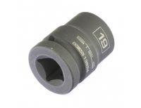  Головка ударная шестигранная, 19 мм, 1/2, CrMo Stels, фото 3 