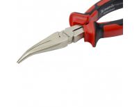  Длинногубцы изогнутые Nickel, 160 мм, никелированные, двухкомпонентные рукоятки Matrix, фото 2 