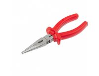  Длинногубцы прямые Econom, 200 мм, шлифованные, пластмассовые рукоятки Matrix, фото 3 