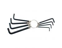  Набор ключей имбусовых Torx 9 шт: T10, 15, 20, 25, 27, 30, 40, 45, 50, оксидированные, на кольце Sparta, фото 2 