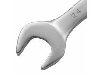  Ключ комбинированный, 24 мм, CrV, матовый хром Matrix, фото 2 