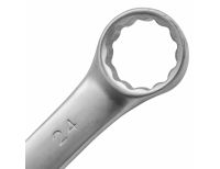  Ключ комбинированный, 24 мм, CrV, матовый хром Matrix, фото 3 