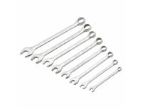  Набор ключей комбинированных, 6-19 мм, 8 шт, CrV, матовый хром Matrix, фото 2 