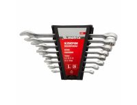  Набор ключей комбинированных, 6-19 мм, 8 шт, CrV, матовый хром Matrix, фото 3 