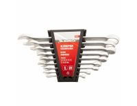  Набор ключей комбинированных, 6-22 мм, 9 шт, CrV, матовый хром Matrix, фото 3 