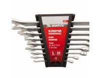  Набор ключей комбинированных, 6-22 мм, 9 шт, CrV, матовый хром Matrix, фото 4 