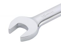  Набор ключей комбинированных с трещоткой, 8-19 мм, 7 шт, шарнирные, CrV Gross, фото 3 