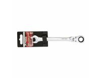  Ключ комбинированный трещоточный, 12 мм, CrV, шарнирный, зеркальный хром Matrix Professional, фото 2 