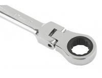  Ключ комбинированный трещоточный, 17 мм, CrV, шарнирный, зеркальный хром Matrix Professional, фото 3 