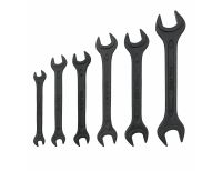  Набор ключей рожковых, 6-19 мм, 6 шт, CrV, фосфатированные, ГОСТ 2839 Сибртех, фото 2 