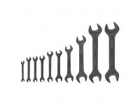  Набор ключей рожковых, 6-32 мм, 10 шт, CrV, фосфатированные, ГОСТ 2839 Сибртех, фото 5 