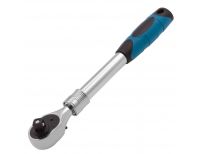  Ключ телескопический трещоточный 1/2, 305-445 мм, CrV, хромированная, двухкомпонентная рукоятка Gross, фото 2 