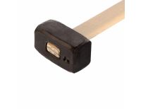  Кувалда, 2000 г, кованая головка, деревянная рукоятка 380 мм Сибртех, фото 2 