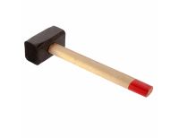  Кувалда, 3000 г, кованая головка, деревянная рукоятка 380 мм Сибртех, фото 4 