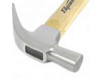  Молоток-гвоздодер, 450 г, боек 27 мм, деревянная рукоятка Sparta, фото 2 