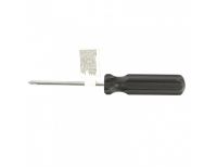  Отвертка PH1 х 75 мм, углеродистая сталь, черная пластиковая рукоятка Sparta, фото 2 