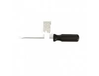  Отвертка SL3 х 75 мм, углеродистая сталь, черная пластиковая рукоятка Sparta, фото 2 