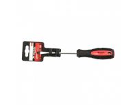  Отвертка Anti-Slip, SL5 х 100 мм, CrV, двухкомпонентная рукоятка Matrix, фото 4 