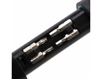  Отвертка реверсивная с револьверным механизмом, 11 шт, сталь S2 Gross, фото 3 