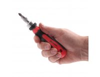  Отвертка реверсивная с набором бит и насадок торцевых, CrV, 1/4, 16 шт Matrix, фото 3 