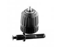  Патрон для дрели БЗП 1-10 мм, 1/2, адаптер SDS Plus Сибртех, фото 5 