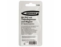 Бита PH2 x 25 мм с ограничителем и магнитом, для ГКЛ, S2 Gross, фото 6 
