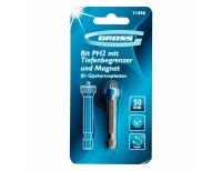  Бита PH2 x 50 мм с ограничителем и магнитом, для ГКЛ, S2 Gross, фото 6 