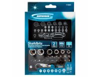  Набор бит и головок торцевых, 1/4, магнитный адаптер, сталь S2, пластиковый кейс, 26 предметов Gross, фото 4 