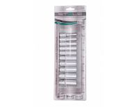  Набор удлиненных торцевых головок 3/8, шестигранные, CrV, 10 шт, 8-19 мм Stels, фото 4 