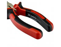  Длинногубцы изогнутые Nickel, 180 мм, никелированные, двухкомпонентные рукоятки Matrix, фото 3 