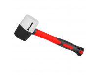  Киянка резиновая, 225 г, черно-белая резина, фибергласовая рукоятка Matrix, фото 2 