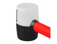  Киянка резиновая, 225 г, черно-белая резина, фибергласовая рукоятка Matrix, фото 4 