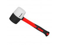  Киянка резиновая, 450 г, черно-белая резина, фибергласовая рукоятка Matrix, фото 2 