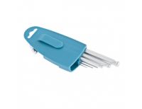  Набор ключей имбусовых HEX, 1.5-10 мм, S2, 9 шт, удлиненные с шаром, сатинированные Gross, фото 2 