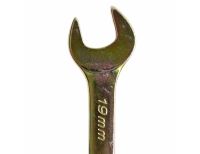  Ключ комбинированный, 19 мм, желтый цинк Сибртех, фото 3 