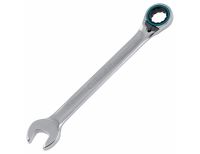  Набор ключей комбинированных с трещоткой, 8-19 мм, 7 шт, реверсивные, CrV Gross, фото 2 