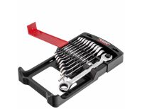  Набор ключей комбинированных, трещоточных 11 шт. Matrix, фото 4 