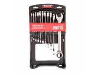  Набор ключей комбинированных, трещоточных 11 шт. Matrix, фото 5 