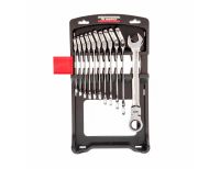  Набор ключей комбинированных, трещоточных шарнирных 11 шт. Matrix, фото 2 