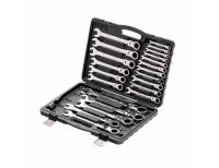  Набор ключей комбинированных, трещоточных шарнирных 22 шт. Matrix, фото 2 