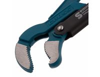  Ключ трубный рычажный 1.5, №2, цельнокованый, CrV, тип "S" Gross, фото 3 