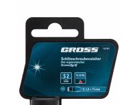  Отвертка SL3 x 75 мм, S2, трехкомпонентная рукоятка Gross, фото 4 