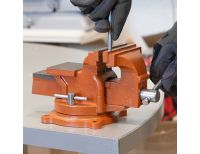  Тиски слесарные, 100 мм, поворотные, с наковальней Sparta, фото 16 