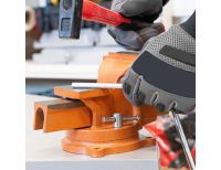  Тиски слесарные, 100 мм, поворотные, с наковальней Sparta, фото 17 