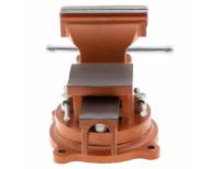  Тиски слесарные, 100 мм, поворотные, с наковальней Sparta, фото 6 