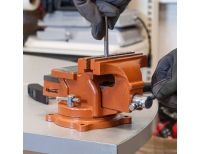  Тиски слесарные, 125 мм, поворотные, с наковальней Sparta, фото 6 