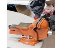  Тиски слесарные, 150 мм, поворотные, с наковальней Sparta, фото 6 